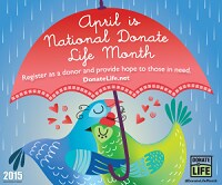 April is National Donate Life Month