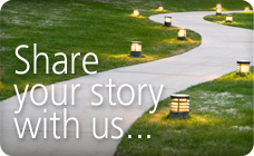 Share your story with us button