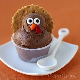 Cocoa Banana Ice Cream Turkeys recipe