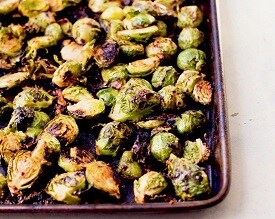 Prune Glazed Brussel Sprouts