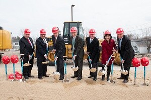 Groundbreaking for new building_2014